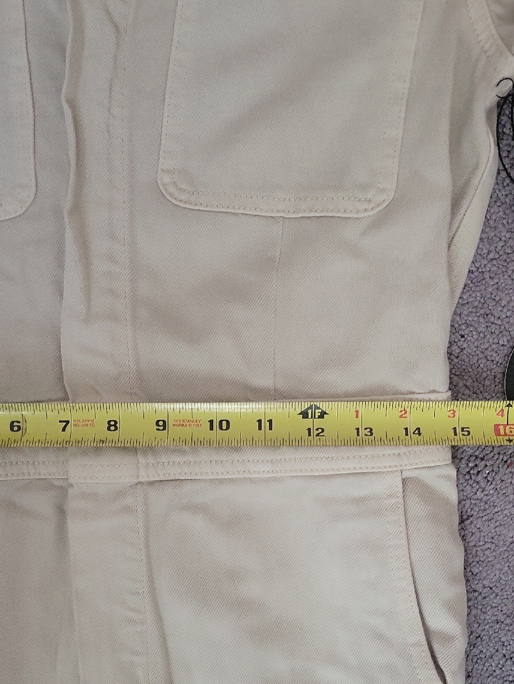 NWT Articles of Society Beige Utility Short Sleeve Jumpsuit Size M - Picture 11 of 13